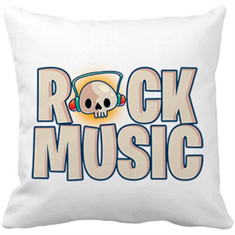 Cojín con relleno Rock Music
