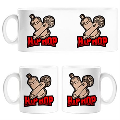 Taza Hip Hop Micro And Graffiti