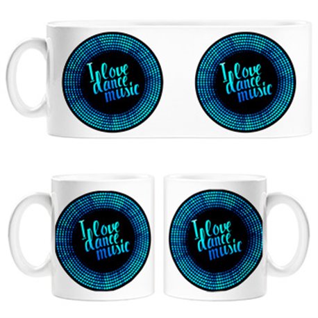 Taza I Love Dance Music Disco