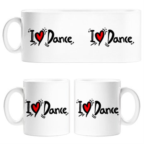 Taza I Love Dance