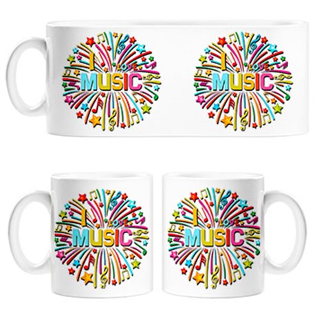 Taza I Love Music Party