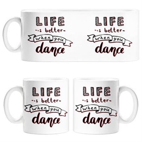Taza Life Is Better When You Dance