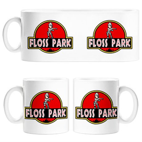 Taza parodia para gamer pose baile floss park