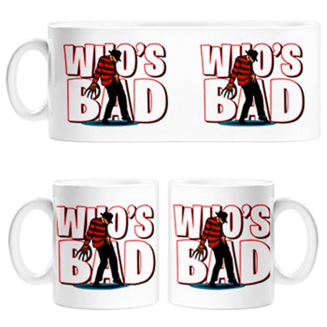 Taza Who s Bad pose baile