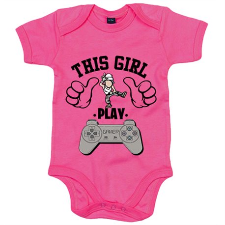 Body bebé frase esta chica gamer vicia al videojuego de la pose Take L Dab Floss This kid play