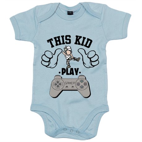 Body bebé frase este chico gamer vicia al videojuego de la pose Take L Dab Floss This kid play