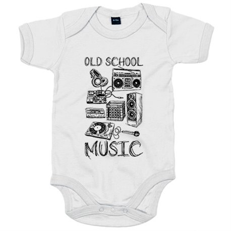Body bebé Old School Music