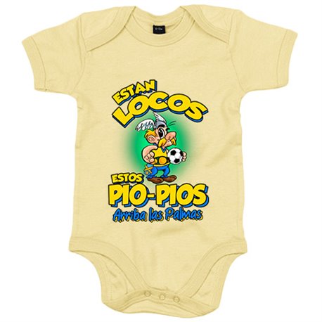 Body bebé parodia de Asteris para aficionados al fútbol de Las Palmas