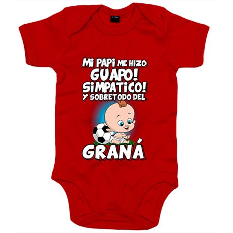 Body bebé mi papi me hizo guapo simpático y sobretodo aficionado al fútbol de Granada