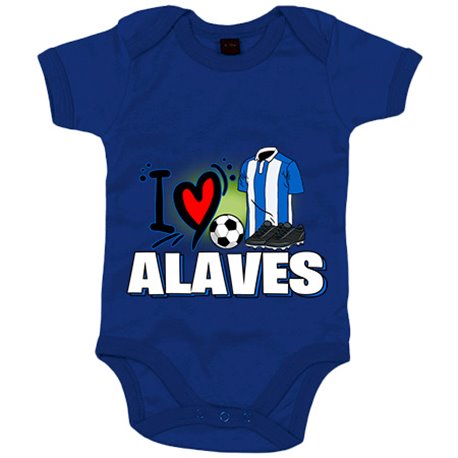 Body bebé para enamorado de su equipo de fútbol de alavés