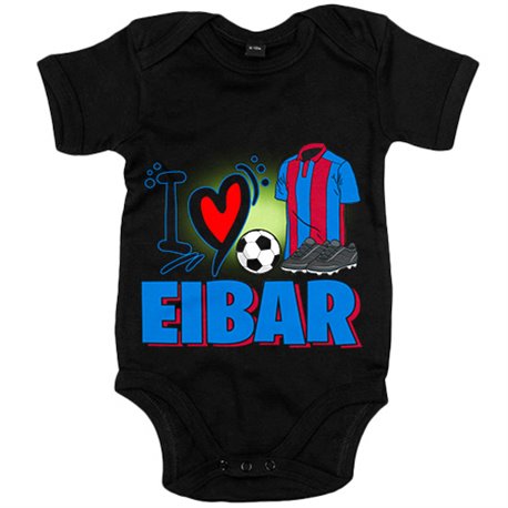 Body bebé para enamorado de su equipo de fútbol de Eibar