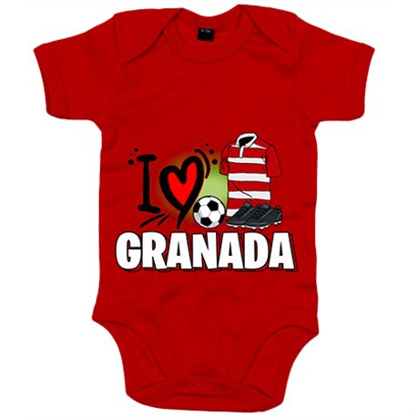 Body bebé para enamorado de su equipo de fútbol de Granada