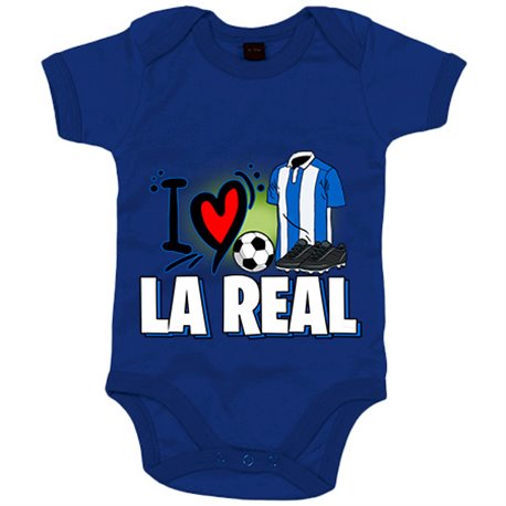 Body bebé para enamorado de su equipo de fútbol de la real