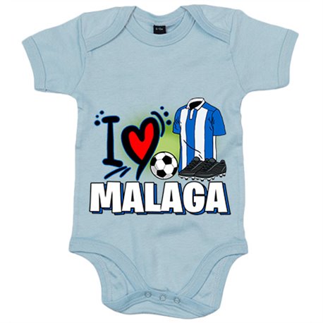 Body bebé para enamorado de su equipo de fútbol de Málaga