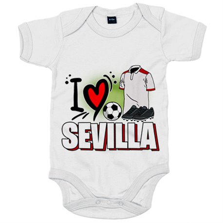 Body bebé para enamorado de su equipo de fútbol de Sevilla