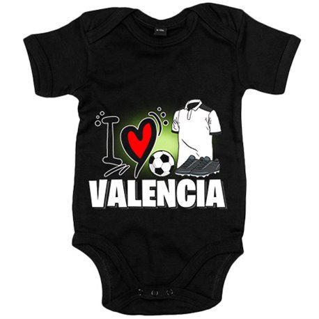 Body bebé para enamorado de su equipo de fútbol de Valencia