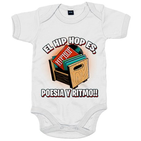 Body bebé El Hip Hop es poesía y ritmo