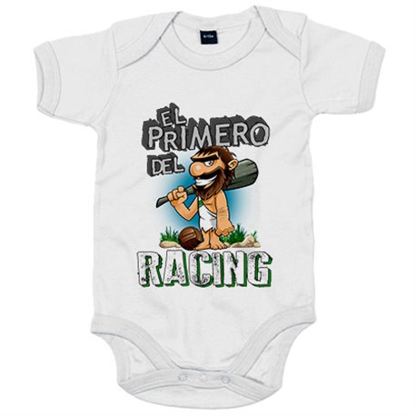 Body bebé frase el primero del Racing para hincha de su equipo de fútbol