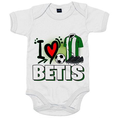 Body bebé para enamorado de su equipo de fútbol del Betis