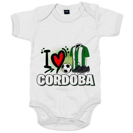 Body bebé para enamorado de su equipo de fútbol del Córdoba