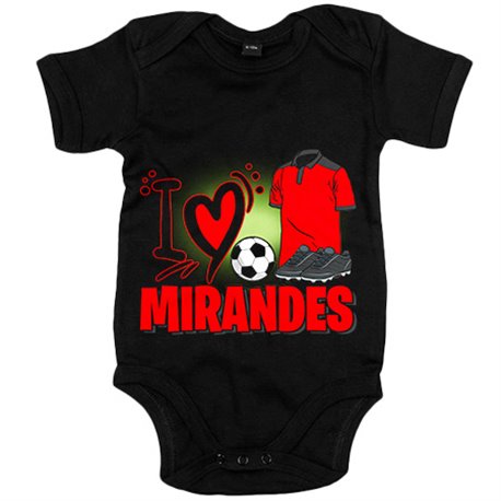 Body bebé para enamorado de su equipo de fútbol del Mirandés