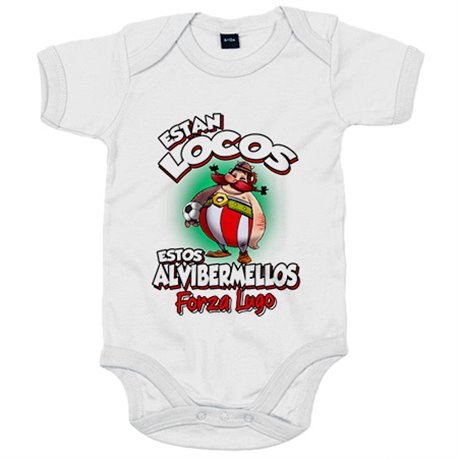 Body bebé parodia de Obelis para aficionados al fútbol de Lugo