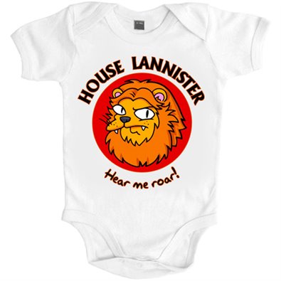 Body bebé Juego de Tronos Lannister Hear me roar