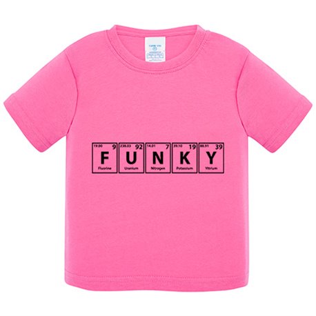 Camiseta bebé Funky tabla periódica