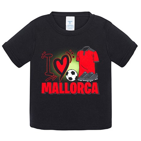 Camiseta bebé para enamorado de su equipo de fútbol de Mallorca