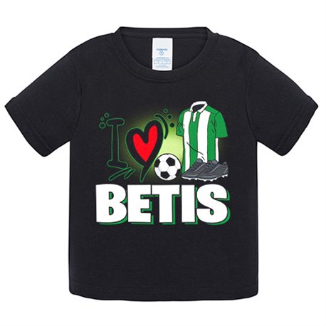 Camiseta bebé para enamorado de su equipo de fútbol del Betis