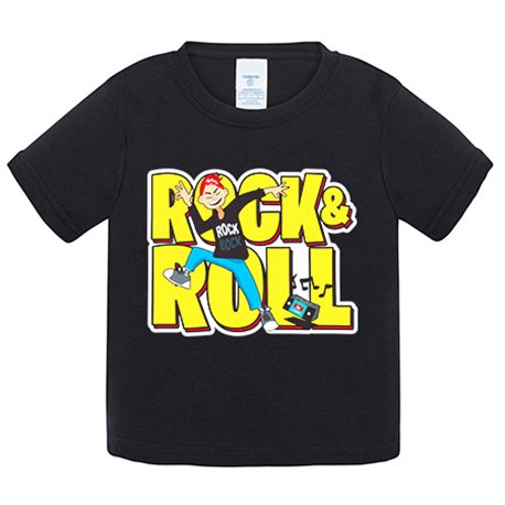 Camiseta bebé Rock And Roll
