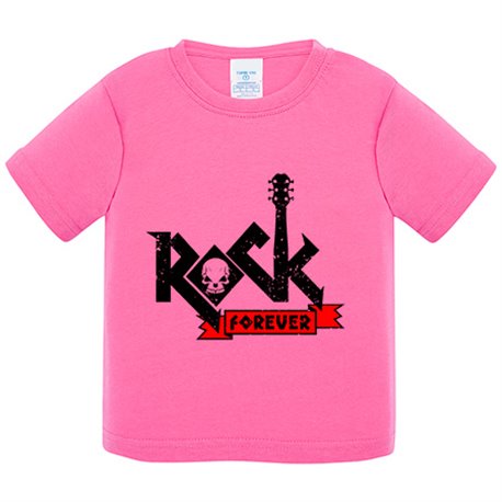 Camiseta bebé Rock Forever