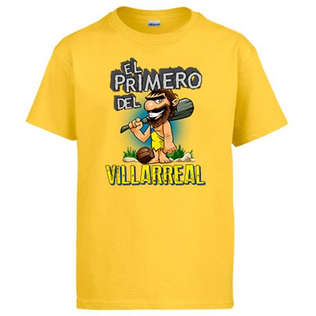 Camiseta frase el primero del Villarreal para hincha de su equipo de fútbol