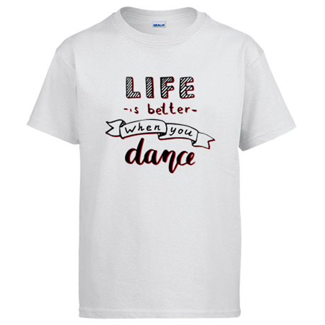 Camiseta Life Is Better When You Dance
