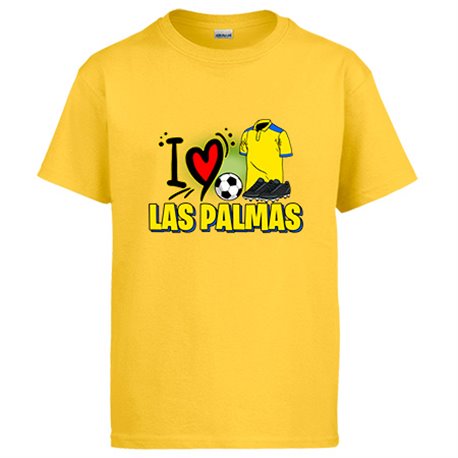 Camiseta para enamorado de su equipo de fútbol de Las Palmas