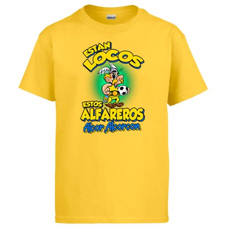 Camiseta parodia de Asteris para aficionados al fútbol de Alcorcón