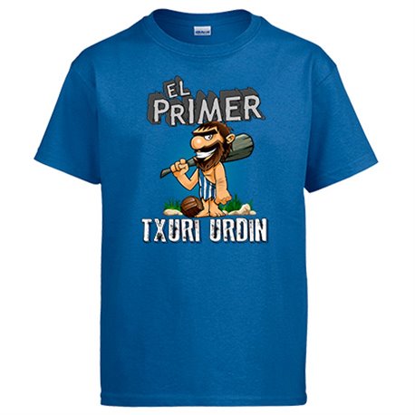 Camiseta frase el primer txuri urdin para hincha de su equipo de fútbol