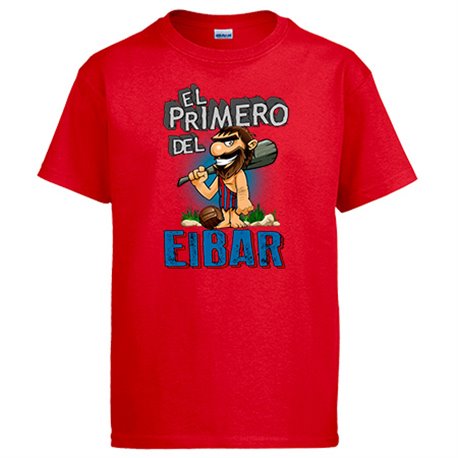 Camiseta frase el primero del Eibar para hincha de su equipo de fútbol