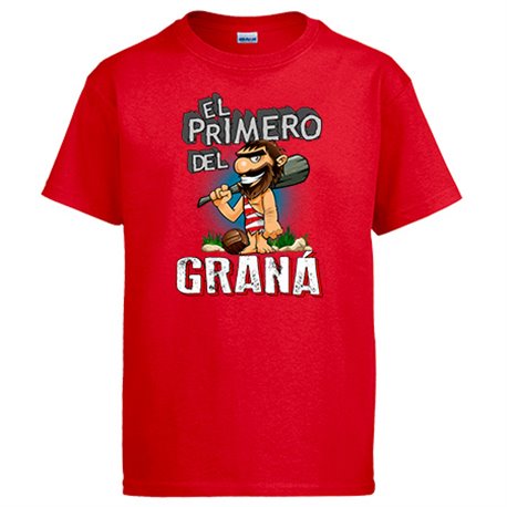 Camiseta frase el primero del Granada para hincha de su equipo de fútbol