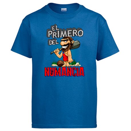 Camiseta frase el primero del Numancia para hincha de su equipo de fútbol