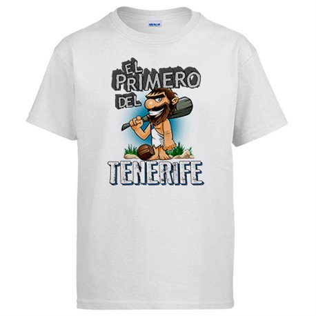 Camiseta frase el primero del Tenerife para hincha de su equipo de fútbol