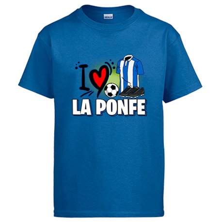 Camiseta para enamorado de su equipo de fútbol de Ponferradina