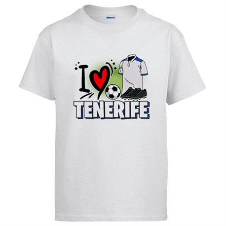 Camiseta para enamorado de su equipo de fútbol de Tenerife
