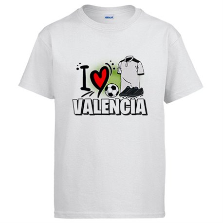 Camiseta para enamorado de su equipo de fútbol de Valencia