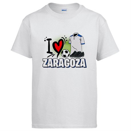 Camiseta para enamorado de su equipo de fútbol de Zaragoza