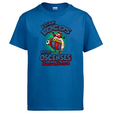 Camiseta parodia de Obelis para aficionados al fútbol de Huesca