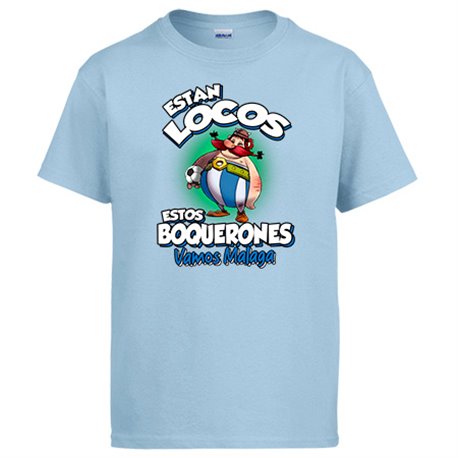 Camiseta parodia de Obelis para aficionados al fútbol de Málaga