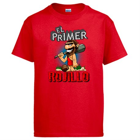 Camiseta frase el primer rojillo para hincha de su equipo de fútbol