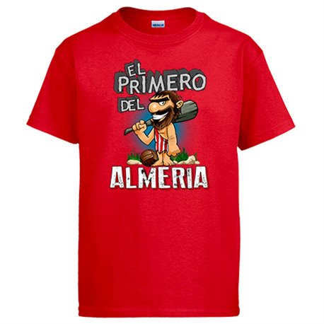 Camiseta frase el primero del Almería para hincha de su equipo de fútbol