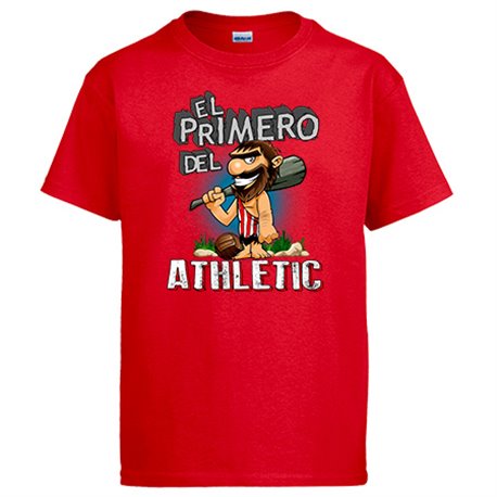 Camiseta frase el primero del Athletic para hincha de su equipo de fútbol